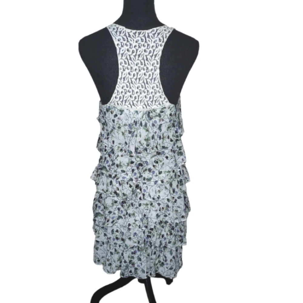 Shop 126 Raquel Alt Light Green Tiered Dress Size 40 / Small - Picture 6 of 11